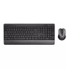 Trust Trezo Tastatur Maus enthalten Büro RF Wireless AZERTY Belgisch Schwarz
