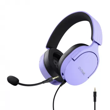 Trust GXT 489P FAYZO Headset Kabelgebunden Kopfband Gaming Schwarz, Lila