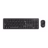 Trust TKM-360 Tastatur Maus enthalten Büro RF Wireless QWERTY US English Schwarz