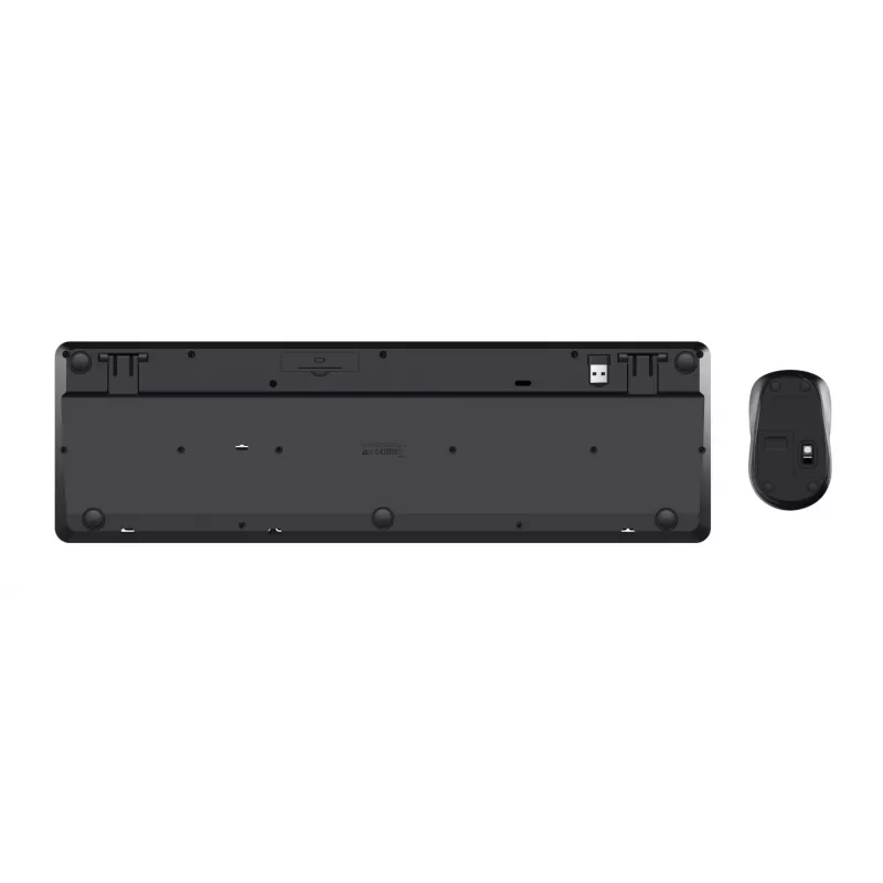 Trust TKM-360 Tastatur Maus enthalten Büro RF Wireless QWERTY US English Schwarz