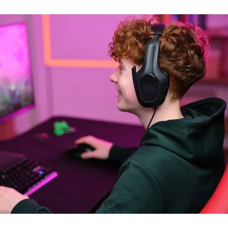 Trust GXT 792 Quadrox Tastatur Maus enthalten Gaming USB QWERTY Belgisch Schwarz