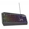Trust GXT 836 Evocx Tastatur Gaming USB AZERTY Belgisch Schwarz