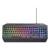 Trust GXT 836 Evocx Tastatur Gaming USB AZERTY Belgisch Schwarz