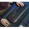 Trust GXT 836 Evocx Tastatur Gaming USB AZERTY Belgisch Schwarz