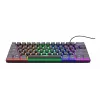 Trust GXT 867 Acira Tastatur Gaming USB AZERTY Belgisch Schwarz, Grau