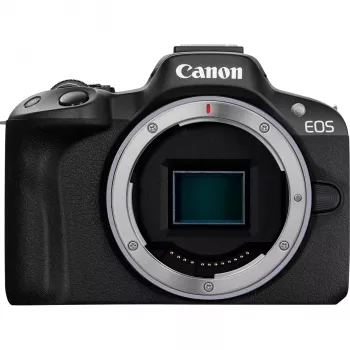 Canon EOS R50 Systemkamera-Kit mit RF-S 18-45mm und RF 75-300mm Objektiven