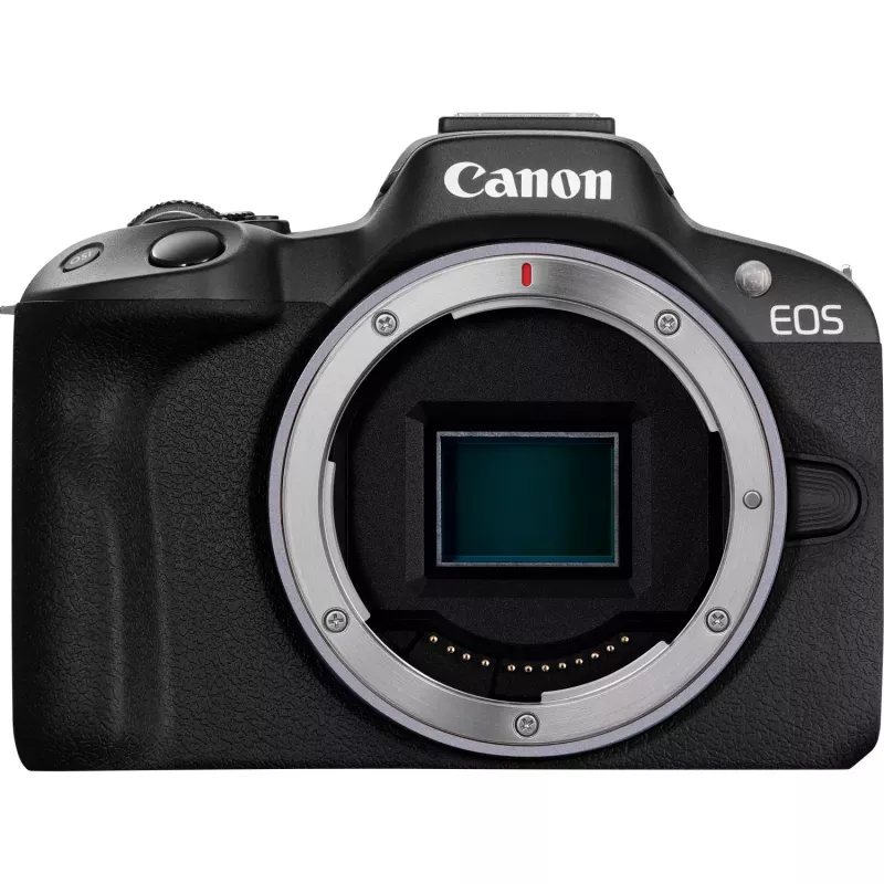 Canon EOS R50 Systemkamera-Kit mit RF-S 18-45mm und RF 75-300mm Objektiven