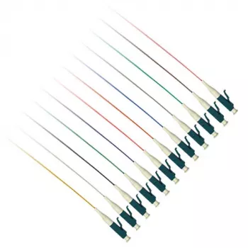 ACT LC 50/125 OM3 Faser-Pigtail-Set, 12 Stück