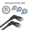 Netzwerkkabel ACT DD1907 Cat6 U/FTP (STP) 7 m, RJ-45 auf RJ-45, Goldkontakte, schwarz