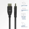 ACT AK4082 DisplayPort-Kabel 2 m Schwarz