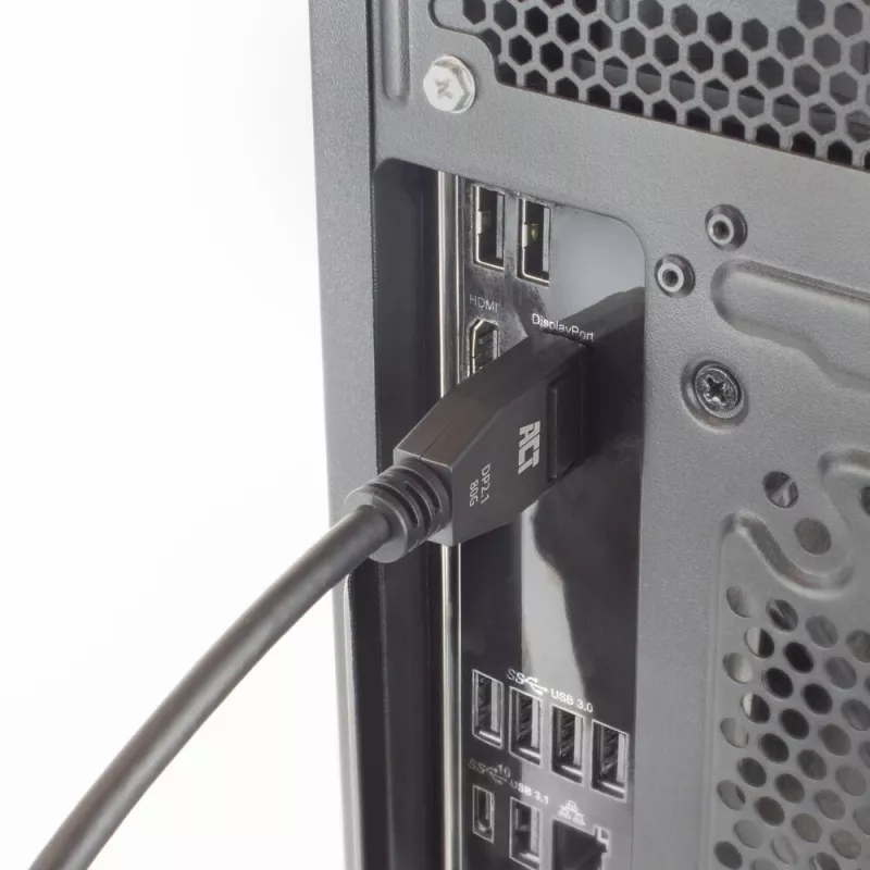 ACT AK4083 DisplayPort-Kabel 3 m Schwarz