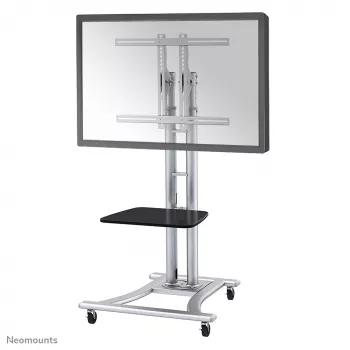 Neomounts PLASMA-M1800E TV-Wagen 27-70 Zoll, Silber, Tragbarer Bodenständer, Stahl, 50 kg, 68,6 cm (27 Zoll), 177,8 cm (70 Zoll)