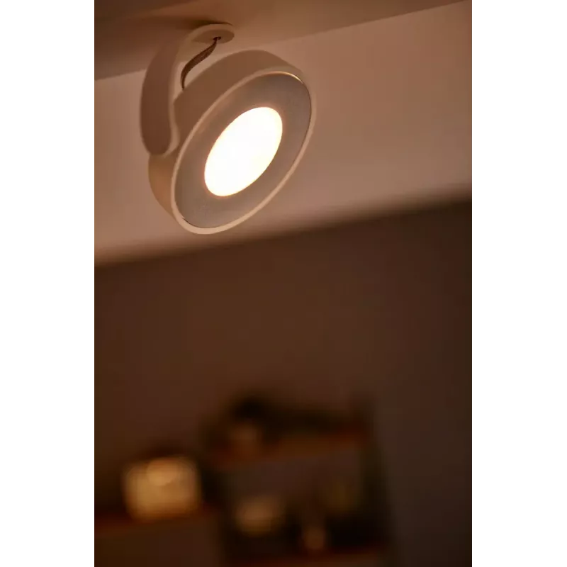 Philips WarmGlow LED Clockwork Decken-/Wandleuchte 4x LED, 18 W gesamt, 2700 K, 2000 lm, dimmbar, IP20, weiß