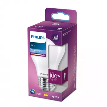 Philips LED-Lampe Tageslichtweiß 6500 K 10,5 W E27 D