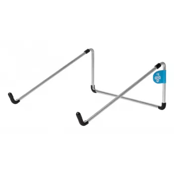 R-Go Tools R-Go Steel Basic Laptopständer, Silber, Silber, Stahl, 25,4 cm (10 Zoll), 55,9 cm (22 Zoll), 5 kg, 0 - 110 mm