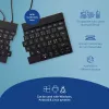 R-Go Tools Ergonomische Tastatur R-Go Split Break v2 mit Break-Software, ergonomische geteilte Tastatur, QWERTY (NORDIC), kabelgebunden, schwarz