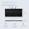 R-Go Tools Ergonomische Tastatur R-Go Split Break v2 mit Break-Software, ergonomische geteilte Tastatur, QWERTY (NORDIC), kabelgebunden, schwarz