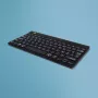 Ergonomische Tastatur R-Go Tools R-Go Compact Break, kompakte Tastatur mit Pausensoftware, AZERTY (FR), Bluetooth, schwarz