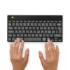 R-Go Tools Ergonomische Tastatur R-Go Compact Break, kompakte Tastatur mit Break-Software, QWERTY (NORDIC), Bluetooth, schwarz