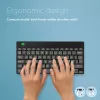 R-Go Tools Ergonomische Tastatur R-Go Compact Break, kompakte Tastatur mit Break-Software, QWERTY (NORDIC), Bluetooth, schwarz