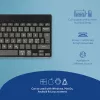 R-Go Tools Ergonomische Tastatur R-Go Compact Break, kompakte Tastatur mit Break-Software, QWERTY (NORDIC), Bluetooth, schwarz
