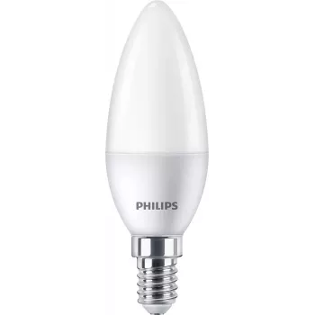 Philips LED-Kerzenlampe E14 4er-Pack, 40 W Entsprechung, 2700 K
