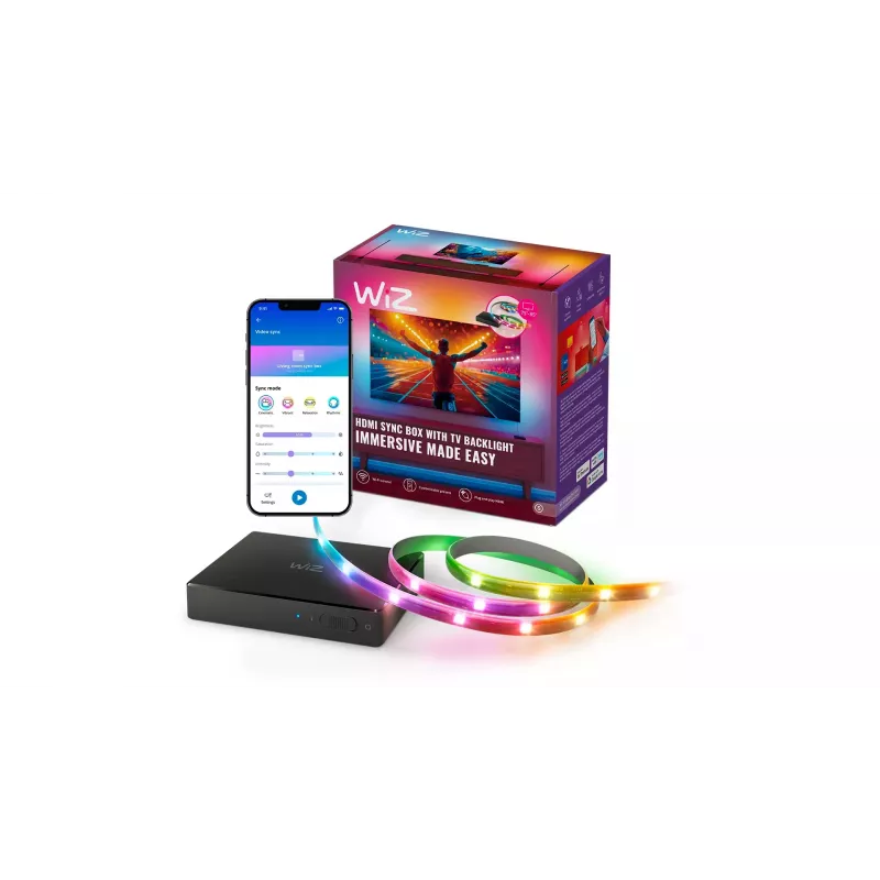 WiZ HDMI Sync Box Starter Kit für 75-85 Zoll TVs