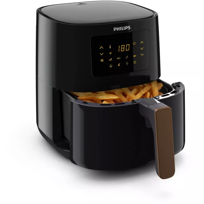 Heißluftfritteuse Philips HD9255/80 — 4,1 l, 1400 W, Touch-Bedienung, schwarz