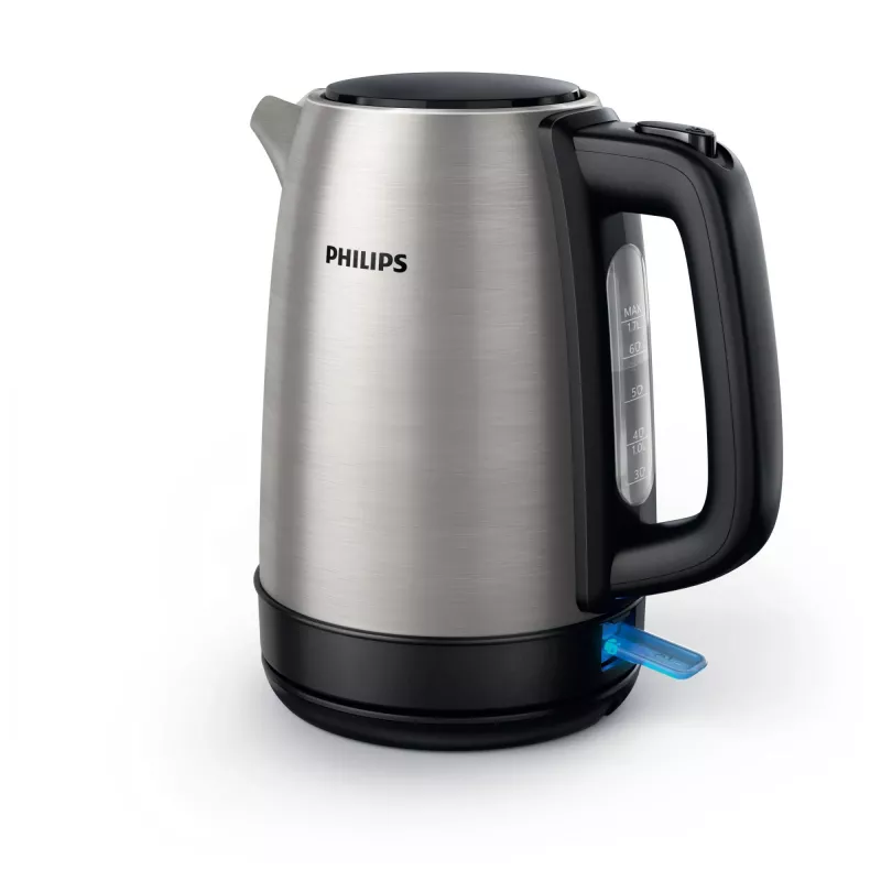 Philips Daily Collection HD9350/94 Wasserkocher 1,7 l 2020 W Schwarz, Edelstahl