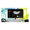 HATOR Gravity TKL Tastatur Gaming USB QWERTY US English Weiß