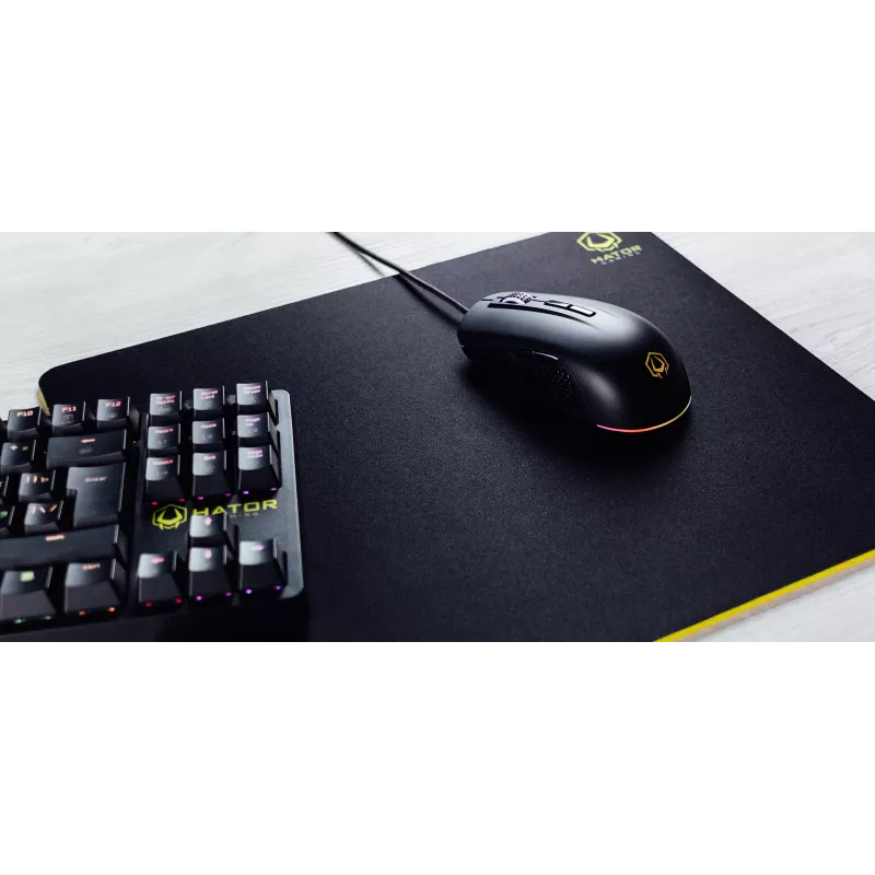 HATOR Tonn L Gaming-Mauspad Schwarz