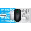 HATOR Pulsar 3 Wireless, weiß - Optische Gelb 100M Switches PixArt PMW 3311 (HTM631)