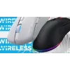 HATOR Pulsar 3 Wireless, weiß - Optische Gelb 100M Switches PixArt PMW 3311 (HTM631)
