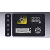 HATOR Skyfall Wireless 80 Tastatur Gaming USB + RF Wireless + Bluetooth QWERTY US English Schwarz, Weiß