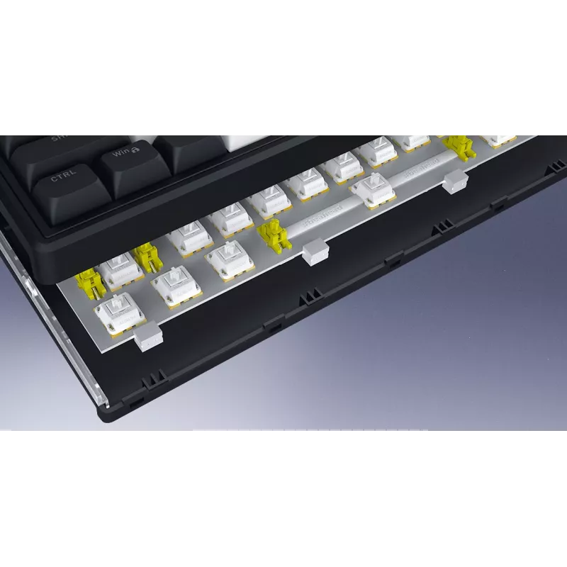 HATOR Skyfall Pro Wireless 80 Tastatur Gaming USB + RF Wireless + Bluetooth QWERTY US English Schwarz, Grau