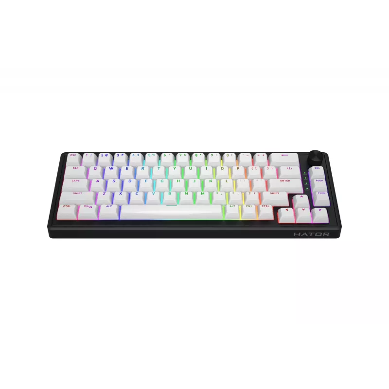 HATOR Skyfall 65 MAG ULTRA 8K Tastatur Gaming USB QWERTY US-Englisch Schwarz, Weiß