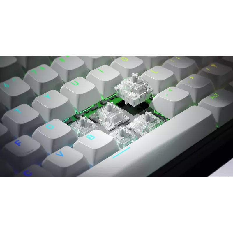 HATOR Skyfall 65 MAG ULTRA 8K Tastatur Gaming USB QWERTY US-Englisch Schwarz, Weiß