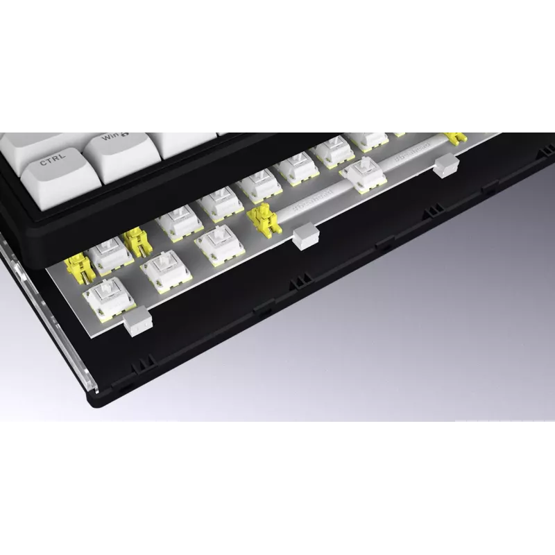 HATOR Skyfall Wireless 100 Tastatur Gaming USB + RF Wireless + Bluetooth QWERTY US English Schwarz, Weiß
