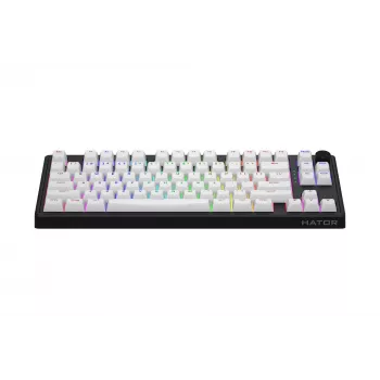 HATOR Skyfall 80 MAG ULTRA 8K Tastatur Gaming USB QWERTY US-Englisch Schwarz, Weiß