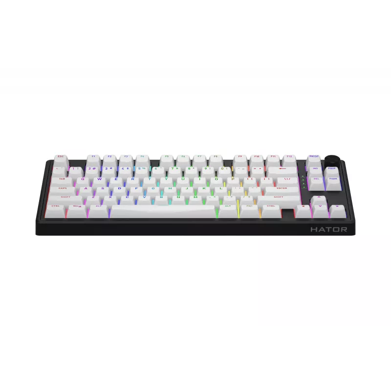 HATOR Skyfall 80 MAG ULTRA 8K Tastatur Gaming USB QWERTY US-Englisch Schwarz, Weiß