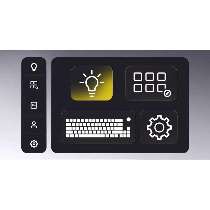 HATOR Skyfall 80 MAG ULTRA 8K Tastatur Gaming USB QWERTY US-Englisch Schwarz, Weiß