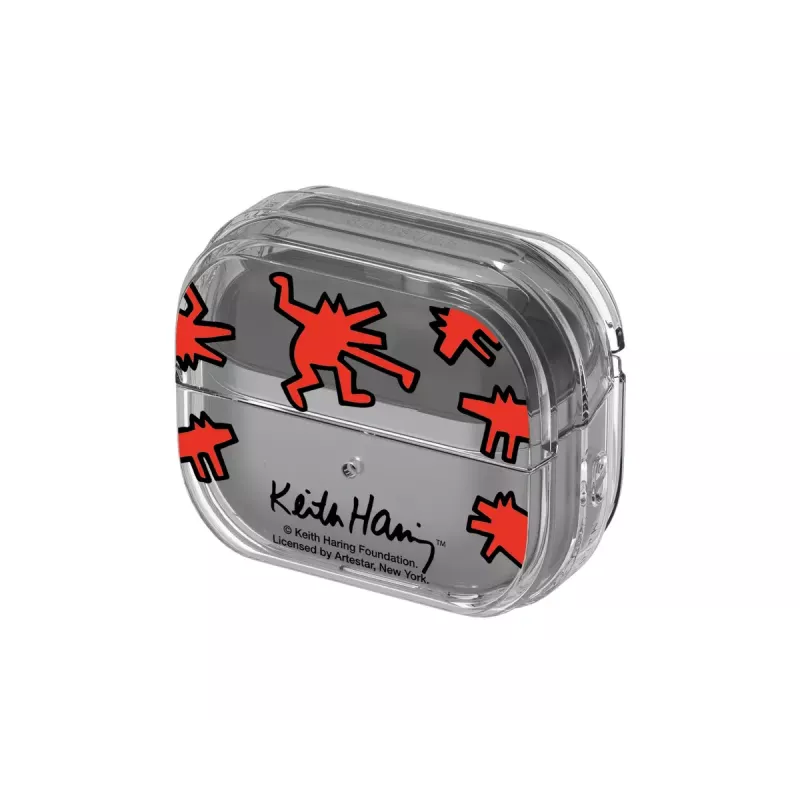 Samsung Keith Haring Slickback Clear Hülle für Galaxy Buds3 Pro, GP-FPR630SBARW