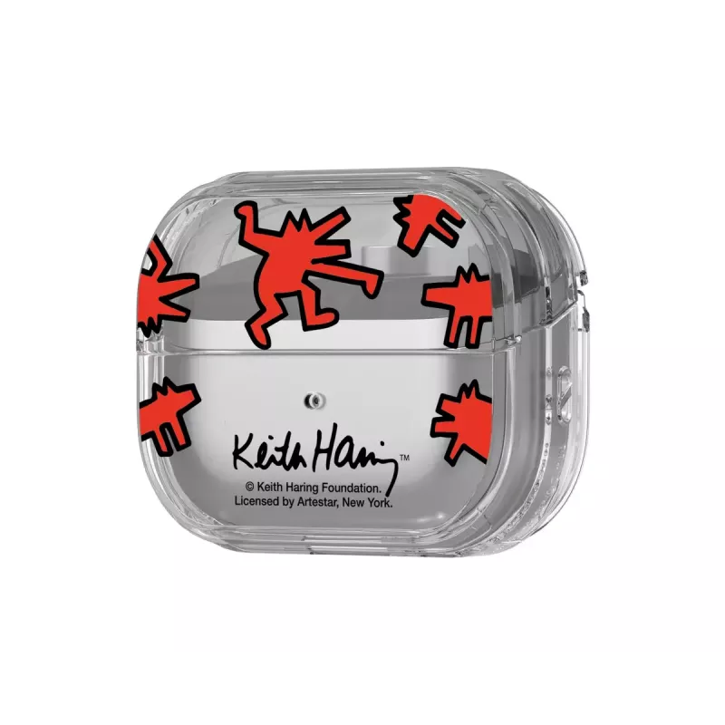 Samsung Keith Haring Slickback Clear Hülle für Galaxy Buds3 Pro, GP-FPR630SBARW