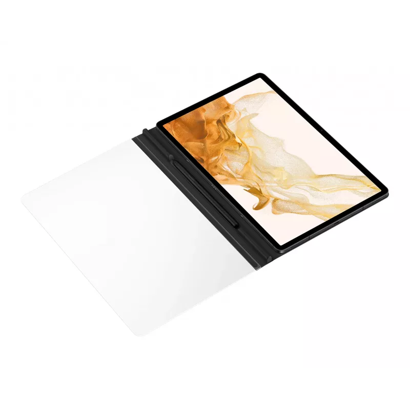 Tablet-Folio-Hülle Samsung EF-ZX800P für Galaxy Tab S8+ / S7+ / S7 FE, passend für 12,7-Zoll-Bildschirm, Schwarz