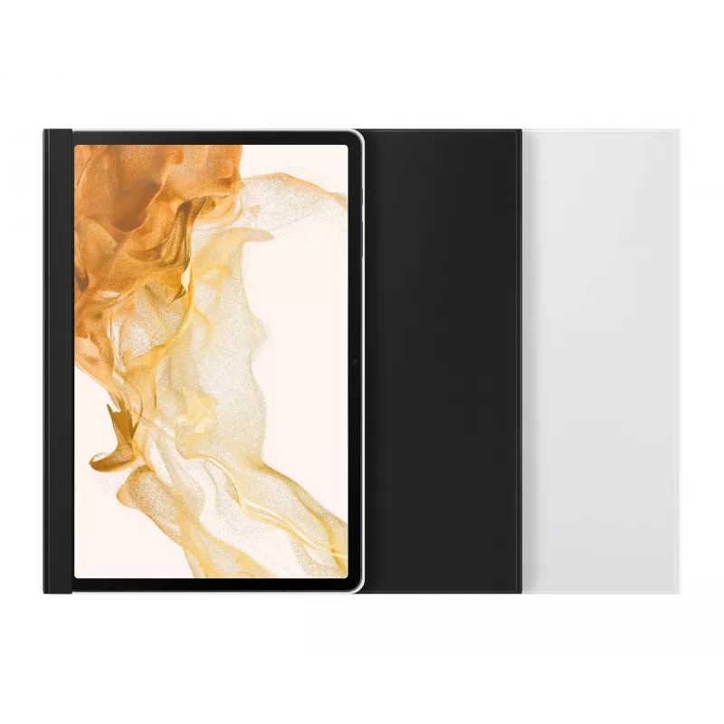 Tablet-Folio-Hülle Samsung EF-ZX800P für Galaxy Tab S8+ / S7+ / S7 FE, passend für 12,7-Zoll-Bildschirm, Schwarz
