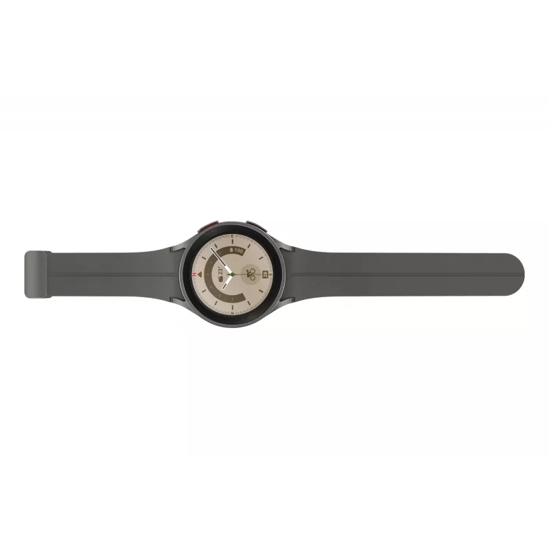 Samsung Galaxy Watch5 Pro 3,56 cm (1,4 Zoll) OLED 45 mm Digital 450 x 450 Pixel Touchscreen Titanium Wi-Fi GPS (Satellit)