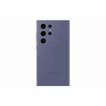 Silikonhülle Samsung Galaxy S24 Ultra Violett Monochromatisch