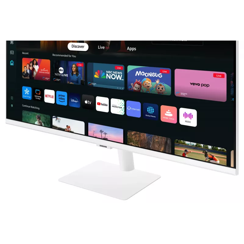 Samsung M70D Computermonitor 81,3 cm (32 Zoll) 3840 x 2160 Pixel 4K Ultra HD LED Weiß