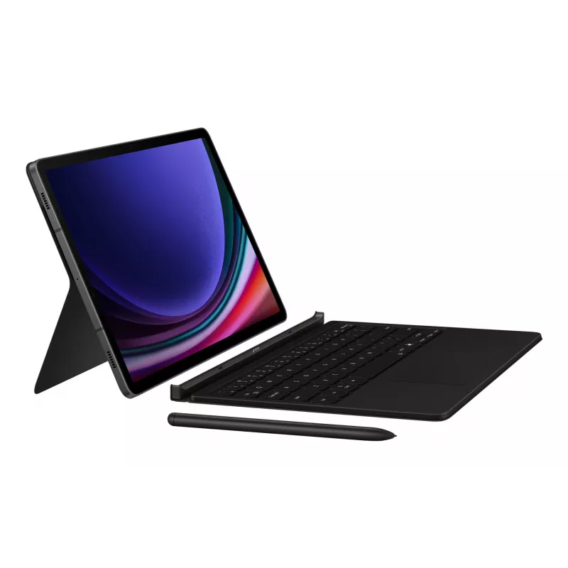 Tastatur Samsung EF-DX725 QWERTY Englisch Touchpad Schwarz