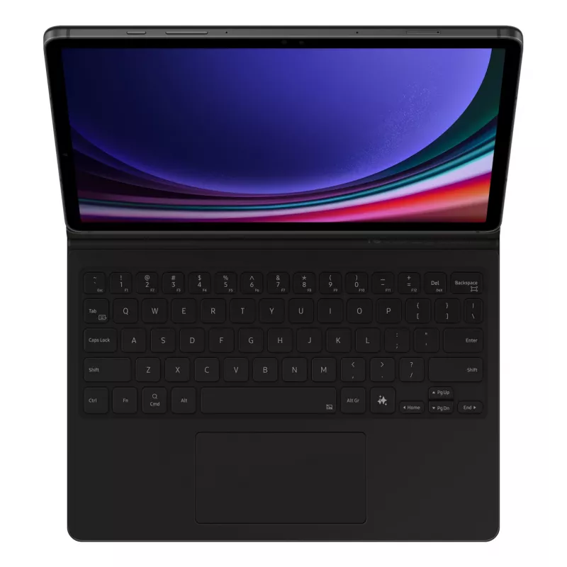 Tastatur Samsung EF-DX725 QWERTY Englisch Touchpad Schwarz